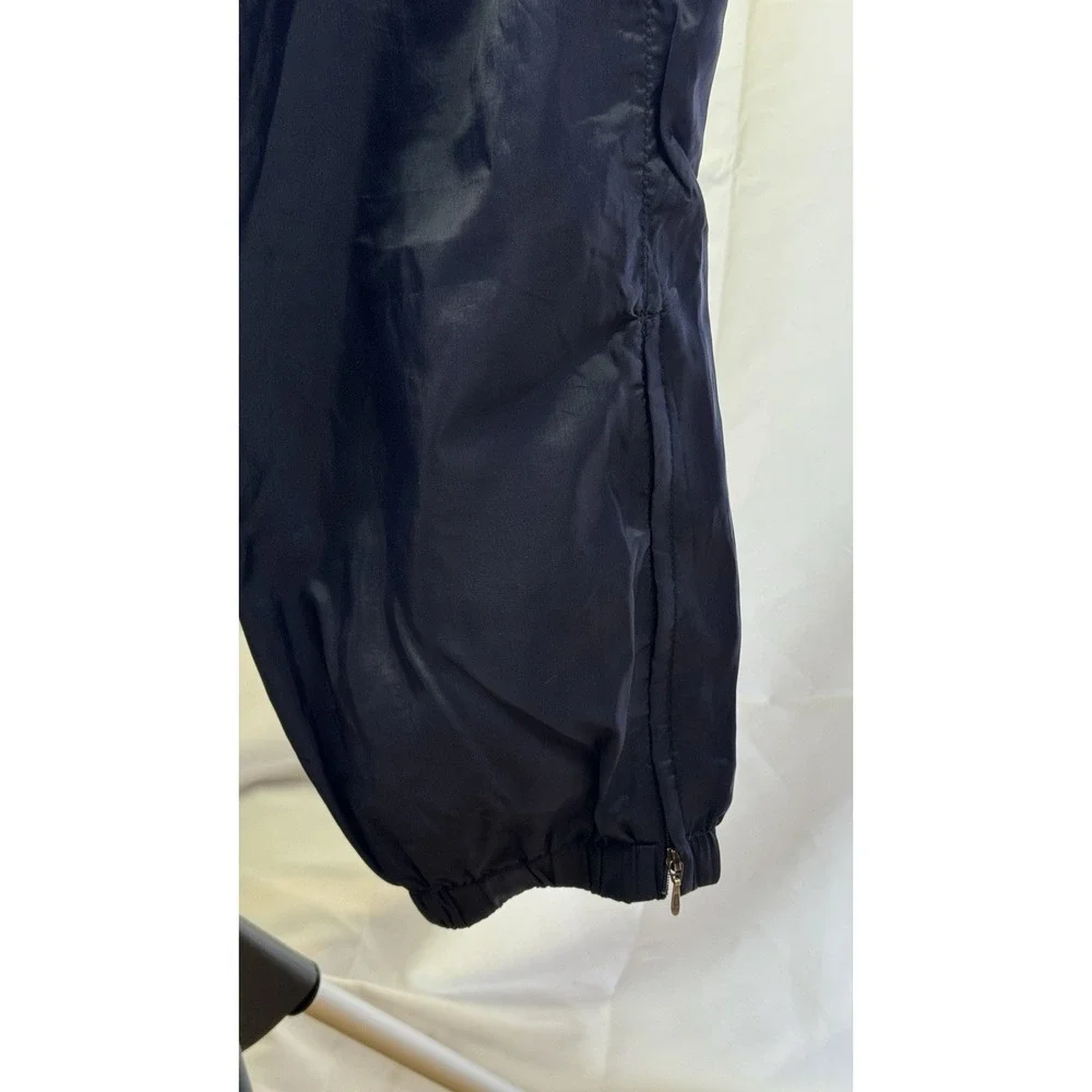 Adidas‎ Windbreaker Pants Navy Zip Ankle Lined Track Jogger Mens L